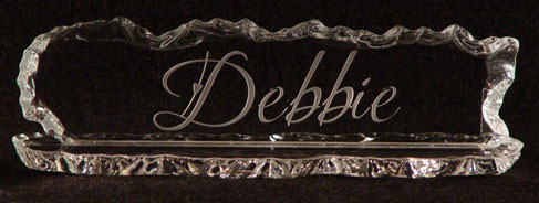 Debbies name plate sample