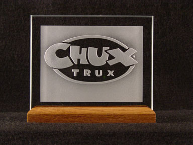 Etched plaque