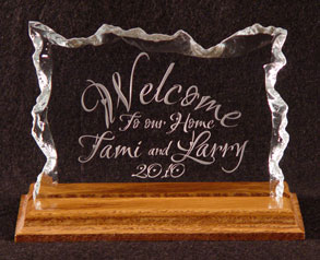 Etched mirror