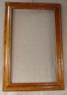 Oak rectangle frame